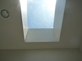 skylight over our tub